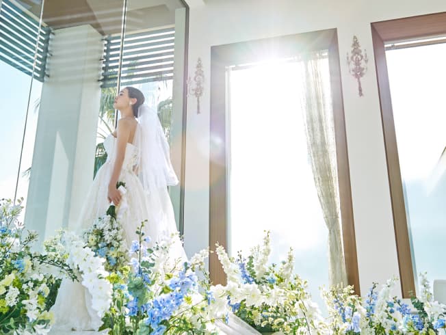 THE MEETS MARINA TERRACE チャペル新婦 画像