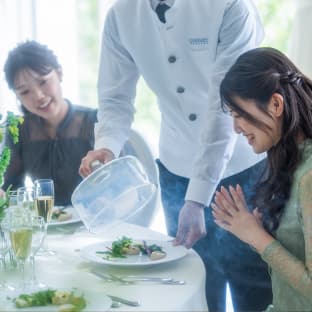 カノビアーノ福岡 料理演出画像