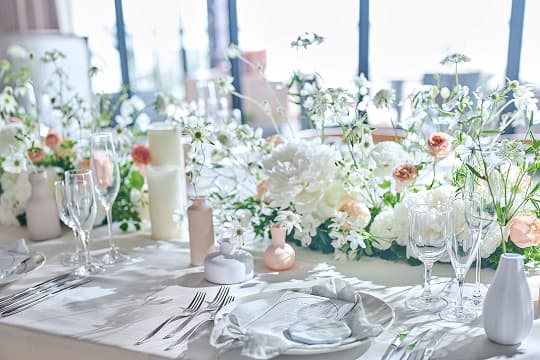 THE SURF OCEAN TERRACE テーブルコーディネート画像