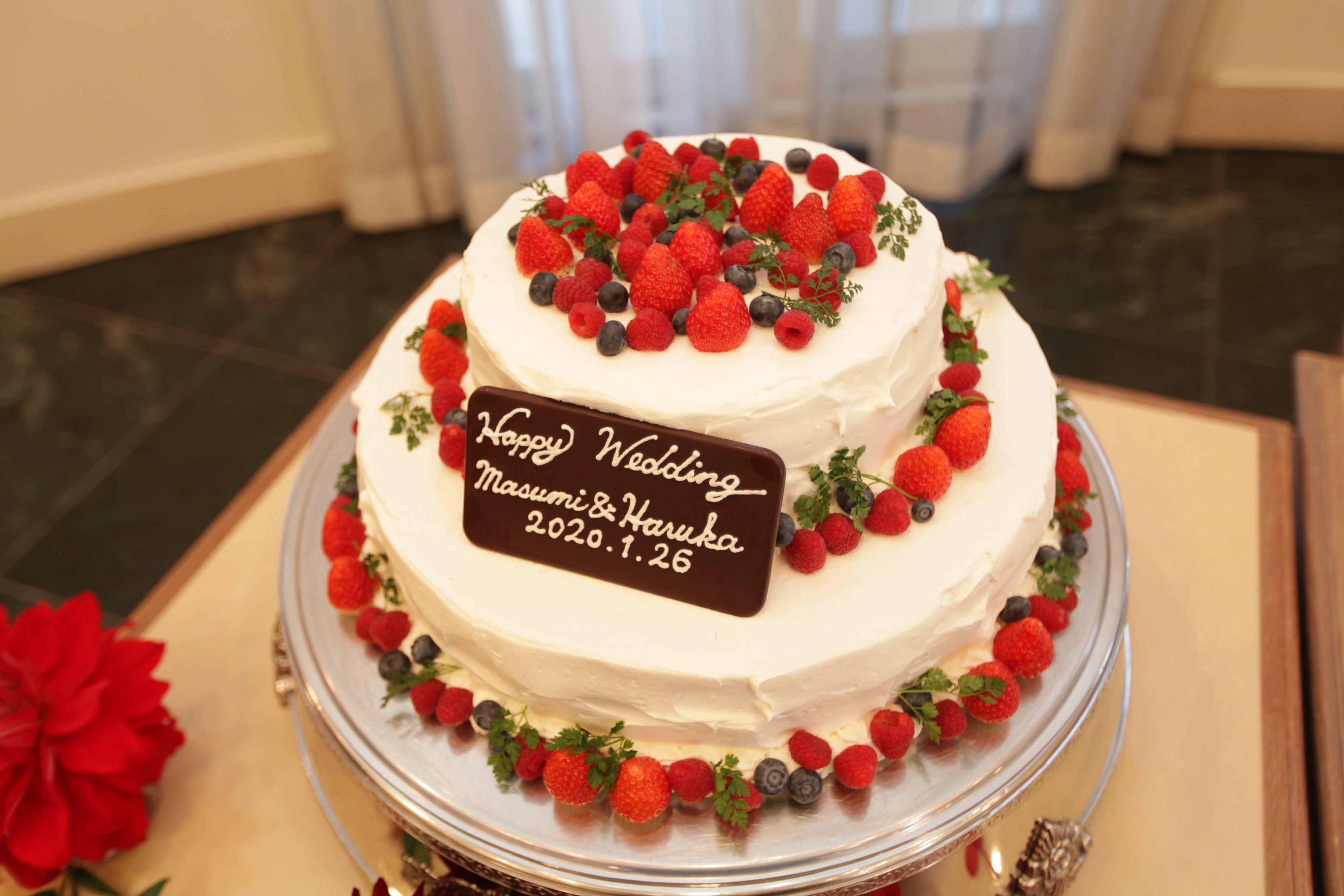 ウエディングケーキのご紹介 宇都宮の結婚式場 モアフィール宇都宮プライベートガーデン 栃木 公式