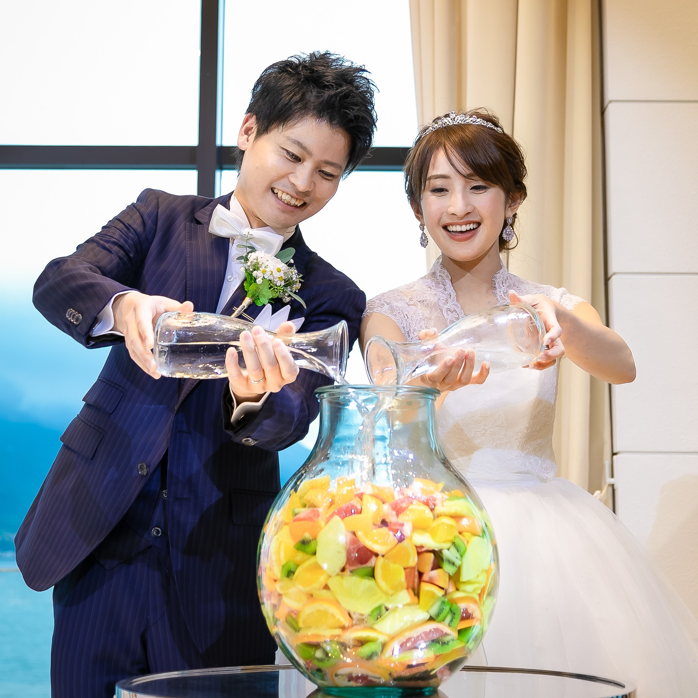 130名Party】グレイテストウエディング | ザ・ベイスイート 桜島テラス