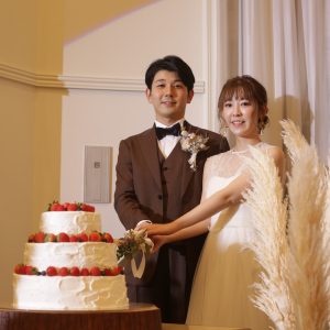 ケーキ入刀 ファーストバイト 宇都宮の結婚式場 モアフィール宇都宮プライベートガーデン 栃木 公式