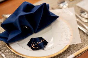 おしゃれなミラー席札のご紹介 おしゃれなミラー席札のご紹介