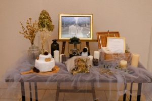 オシャレなウエルカムスペースでゲストの方をお出迎え